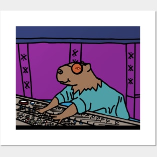 Music Producer Capybara Posters and Art